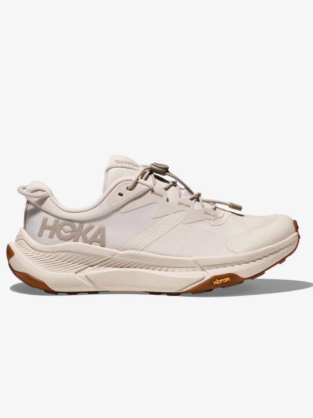Hoka Transport Athletic Sneaker - Eggnog